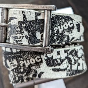 Hurley White and Black Belt